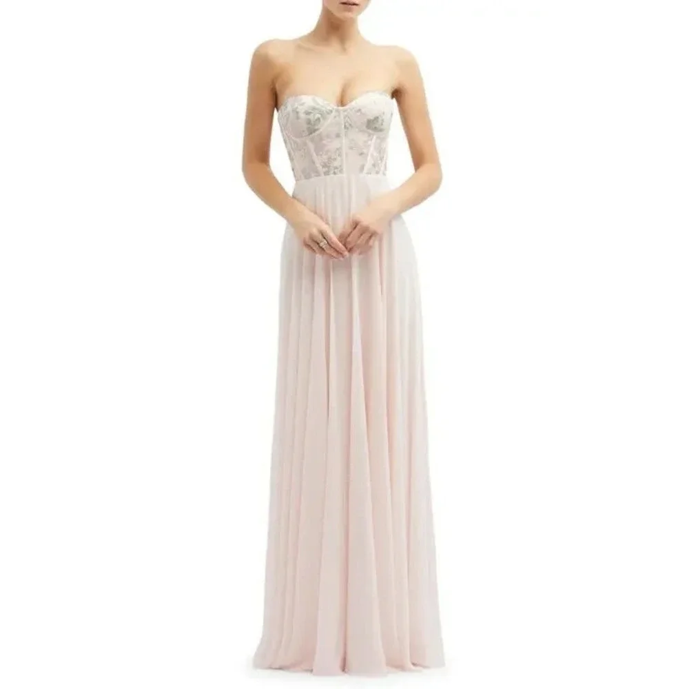 dessy collection sequin embroidered dress Dessy Collection 3146BRD main image 1